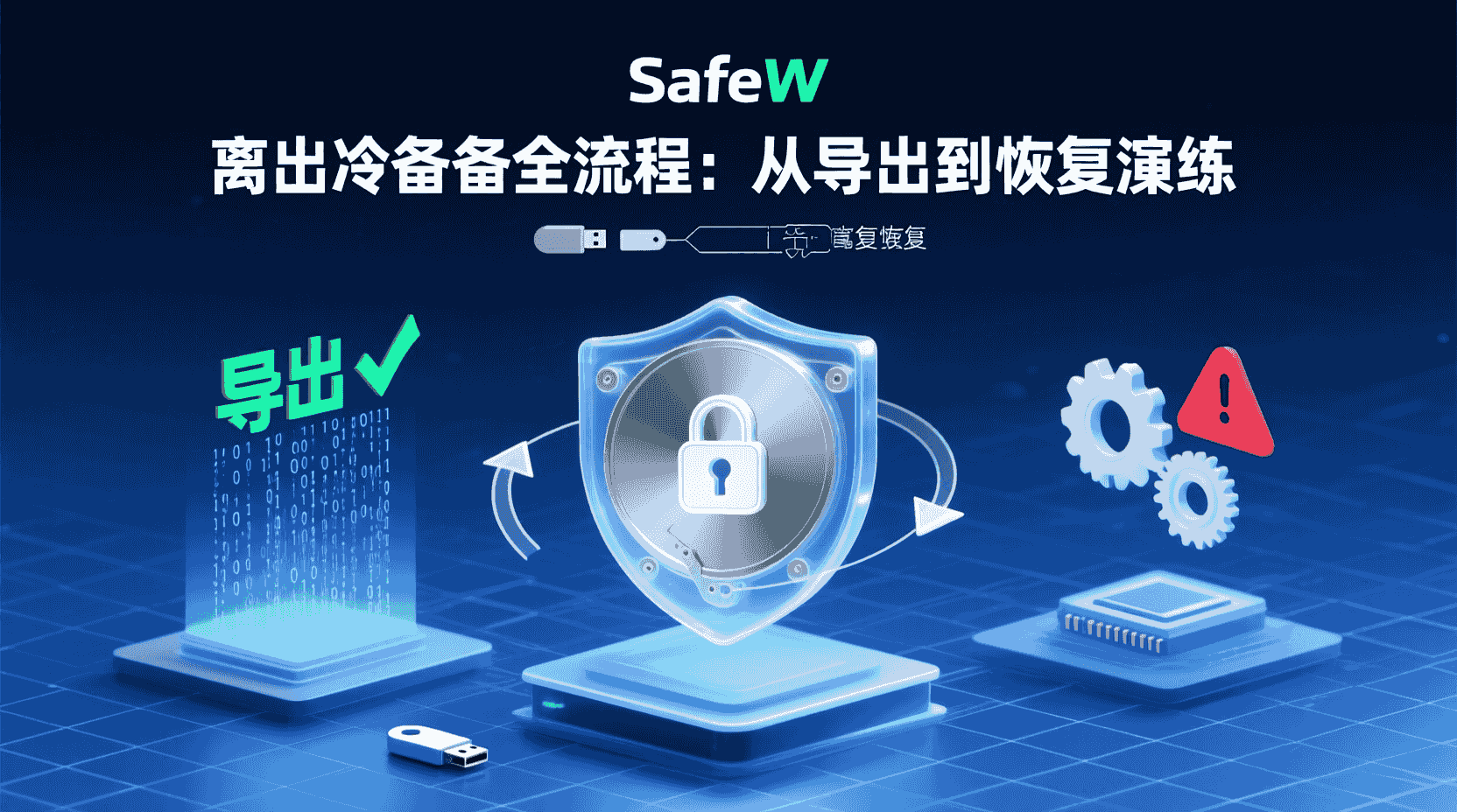 SafeW离线冷备份, SafeW本地加密导出, SafeW备份恢复演练, SafeW冷存储步骤, SafeW备份文件加密, 如何导出SafeW钱包, SafeW私钥离线保存, SafeW备份最佳实践, SafeW与热备份区别, SafeW备份验证方法