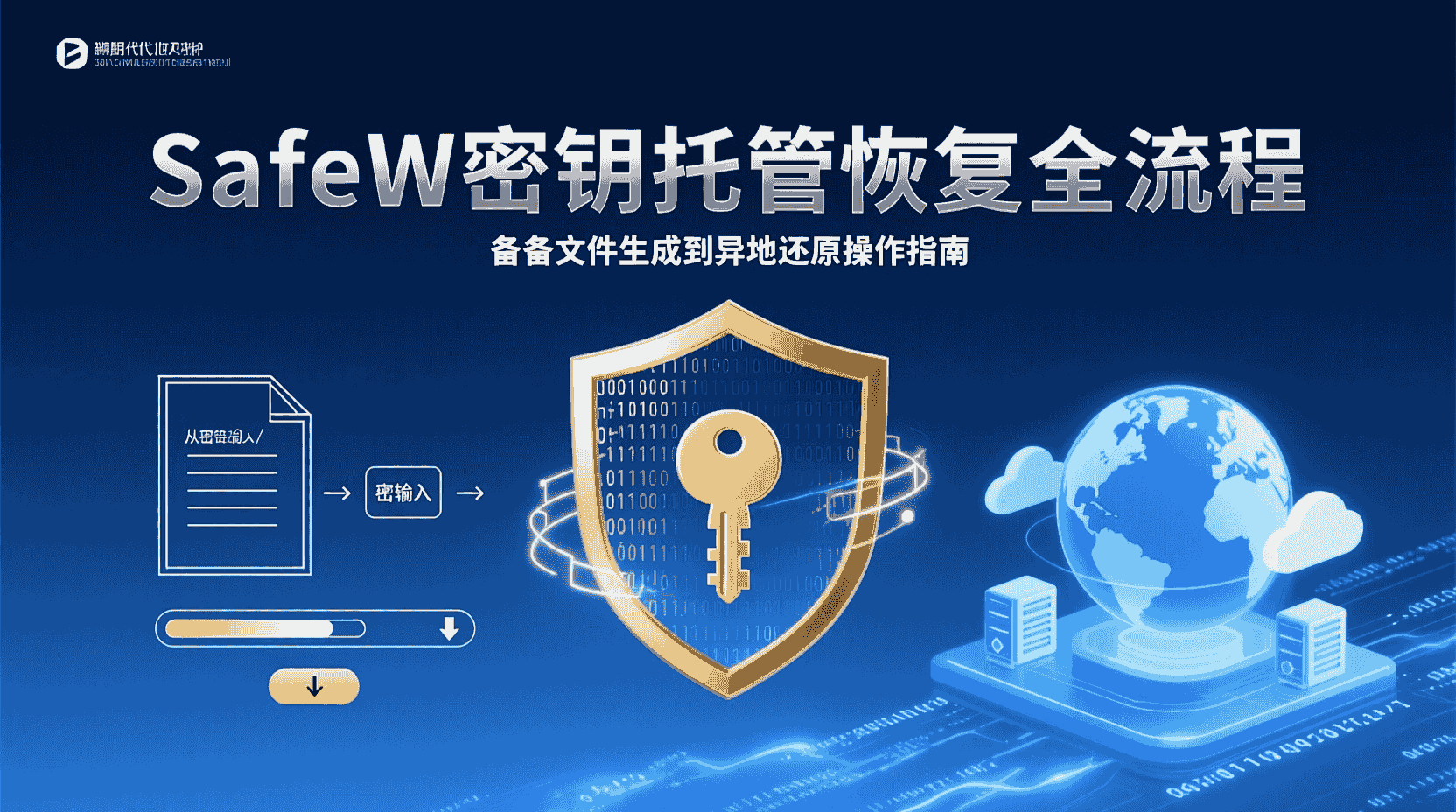 SafeW密钥托管使用教程, 备份文件生成步骤, 异地还原流程, 私钥安全备份方案, 密钥托管最佳实践, 加密备份还原操作, 如何恢复SafeW私钥, 企业级密钥管理策略, 密钥托管恢复效率优化, 私钥丢失后如何进行异地还原