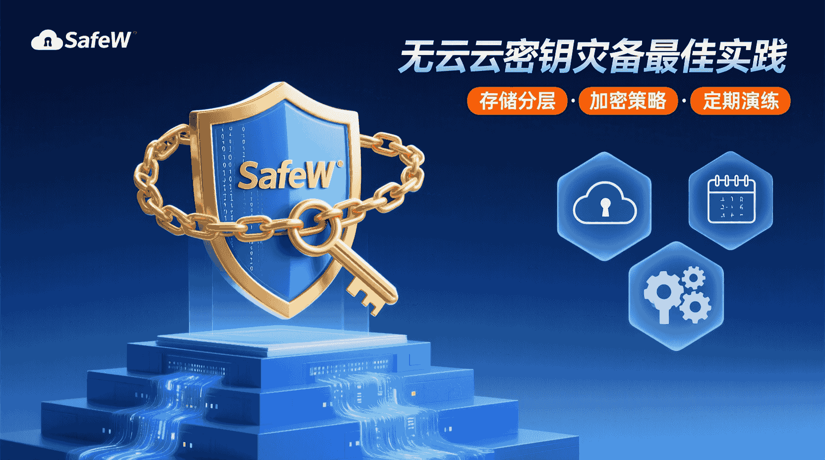 SafeW跨云密钥备份, SafeW灾备恢复教程, 多云密钥管理方案, 如何备份SafeW密钥, SafeW一键还原步骤, 跨云密钥加密存储, SafeW与HSM对比, 密钥灾备最佳实践, SafeW备份失败排查, SafeW自动轮换策略